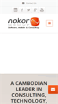 Mobile Screenshot of nokor-group.com