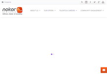 Tablet Screenshot of nokor-group.com